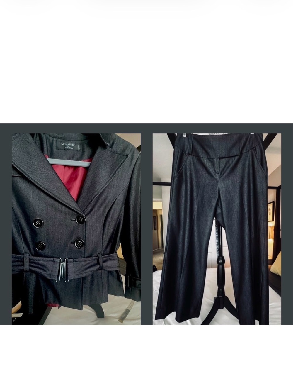 Larry Levine beautiful suit, size 12 petite.